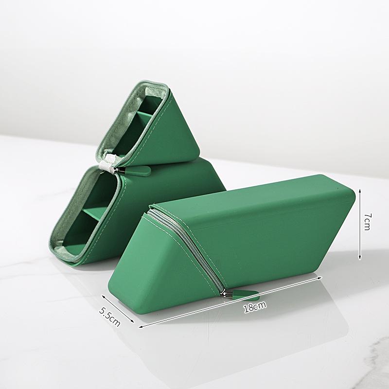 Teleskopisches Stifteetui und Stifthalter aus weichem Silikon mit hoher Kapazität