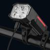 Bicycle Lights Solar Charging And Type-C Fast Charging Cycling Light LED Front Rear Lamp Bike Light Rechargeable MTB Bike Light