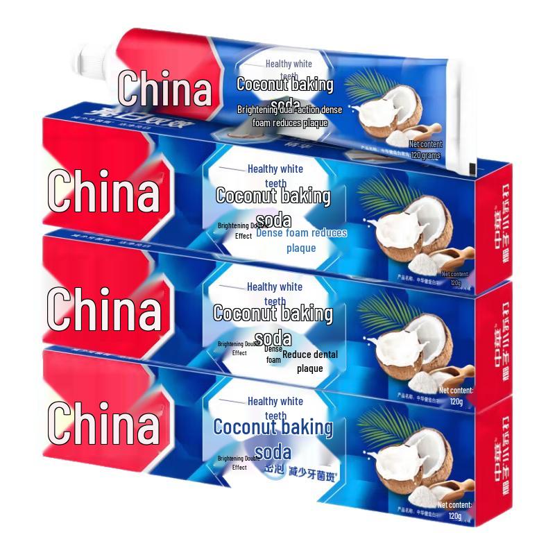 Zhonghua Dense Foam Whitening Toothpaste Family Pack