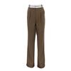 Fashion Solid Color Fashion Slimming Casual Pants Mop Suit Pants High Waist Casual Trousers