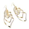 Fashion Sequin Spiral Earrings Stud Women's, Multi-Layer Rotating Geometric Earrings Earrings Accessories