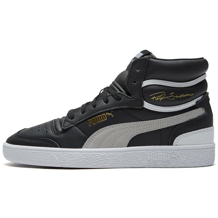 PUMA Ralph Sampson Mid  Black Grey Violet  Men s 370847-01 EU 35.5