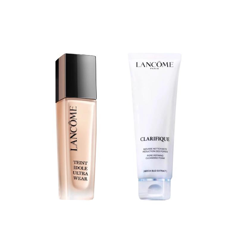 Lancôme Aurora Light Makeup Set Easy to Color Microdermabrasion + Two-piece set: Light Foundation #PO-03 30ml + Aurora Cleansing 125ml