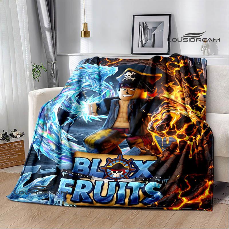 Coperta con stampa di frutti B-blox Coperta da picnic Coperte calde Coperta da esterno Coperte per letti domestici Regalo di compleanno