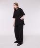 Kankeu Side Slit T-Shirt - Black