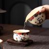 Personal Scent Sniffing Master Cup Rock Porcelain Cat Design for Gongfu Tea Ceremony Cozy Home Use Gift Idea
