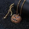 Hip-hop Halloween Decoration Pumpkin Lantern Pendant Micro-paved Zircon Men and Women Trend
