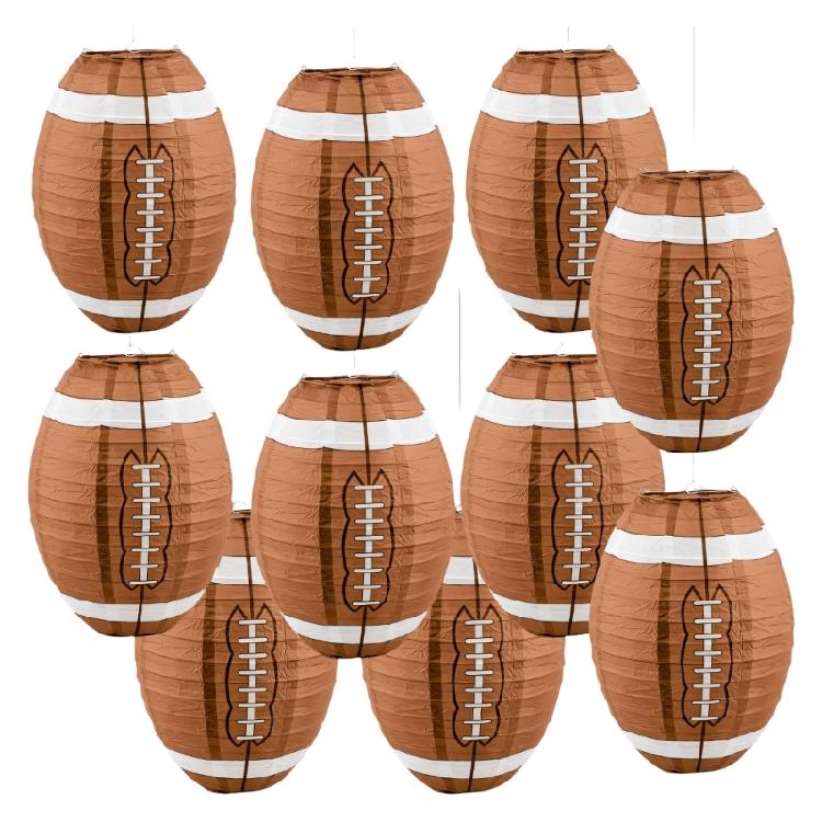 

10pcs Football Shape Ceiling Decorations Ideal for Garden Parties and School Activities 1
