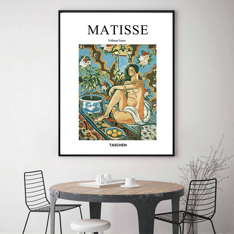Abstract Matisse Line Art Poster World Famous Painting Vintage Wall Pictures Prints for Living Room Bedroom Nordic Home Decor