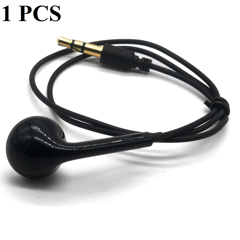 

1-4pcs 3.5mm Single Side Mono Earphone In Ear Earbud Headset Headphone For Phone Mp3 Walkie Talkie Computer Bluetooth Tablet Pc