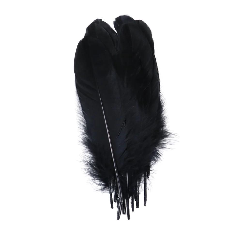 Premium White Swan Goose Feathers 15-20cm 50PCS/Lot 28 Colors for Jewelry Making Wedding Decor Crafts DIY Feather Accessories