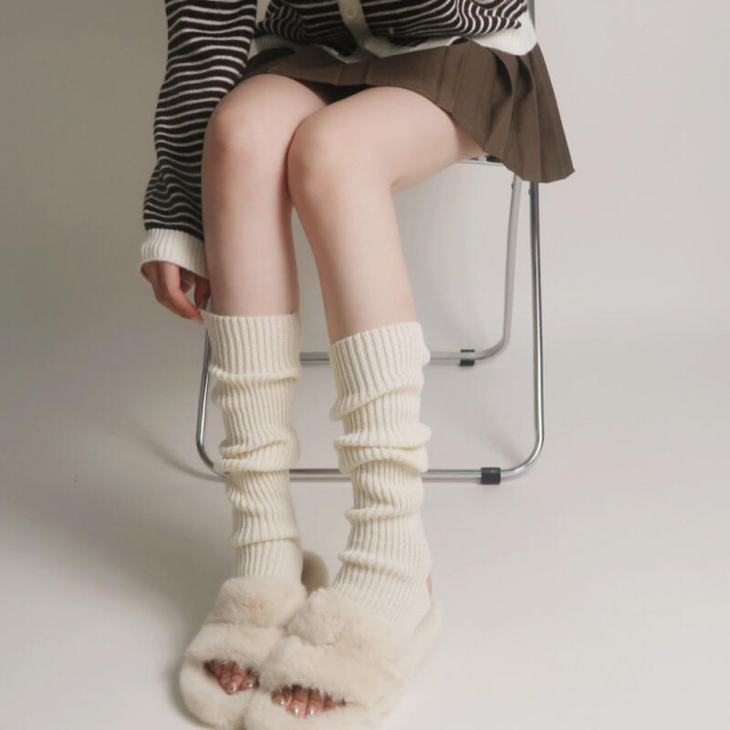 Stiefel Winterschutz Fußwärmer Ringstrick Beinlinge Beinlinge