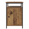 Nightstand Set of 2 Reclaimed Wood Look 40 x 42 x 60 cm Engineered Wood