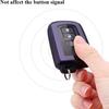 SANRILY 1Pcs Car Key Fob Cover for Toyota Camry RAV4 Corolla Tacoma Noah Esquire Sienta Keyless Entry Remote Key Case Shell with Keychain Silver