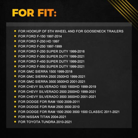 Trailer 7 Way T-Connector For Adapter Chevy Silverado 5Th Wheel Wire Harness