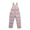 Winter Kids Warm Overalls Pants Autumn Girls Boys Thick Down Cotton Pants High Quality Children Windproof Snow Jumpsuit 1-5Y