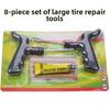 Large Emergency Tire Repair Tool Set for Cars, Motorcycles & Electric Vehicles