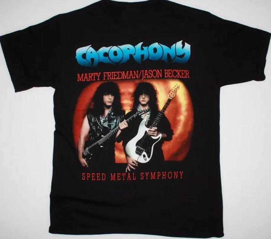 Vintage Cacophony Jason Becker Men T-shirt Black Unisex All sizes S