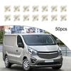 Replacement 50pcs Side Door Trim Clips for Vauxhall For Vivaro and For