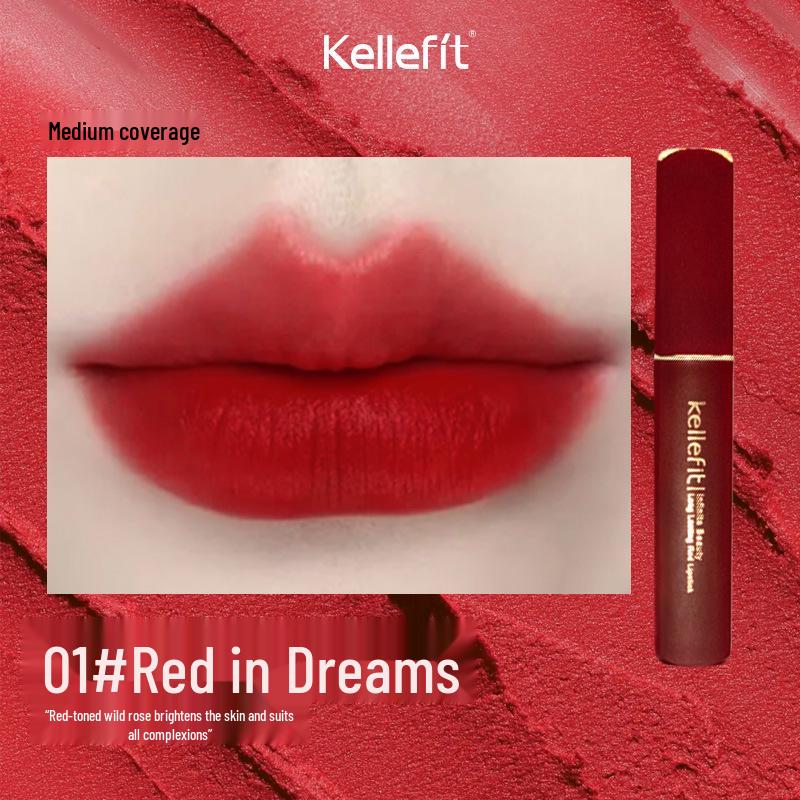 Waterproof Velvet Matte Satin Lipstick: No-Transfer, Long-Lasting, Moisturizing, Brightening