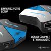 Convertisseur - SPIRIT OF GAMER - CROSSGAME - Compatible PS4/PS3/XBOX ONE/SWITCH - Noir - USB