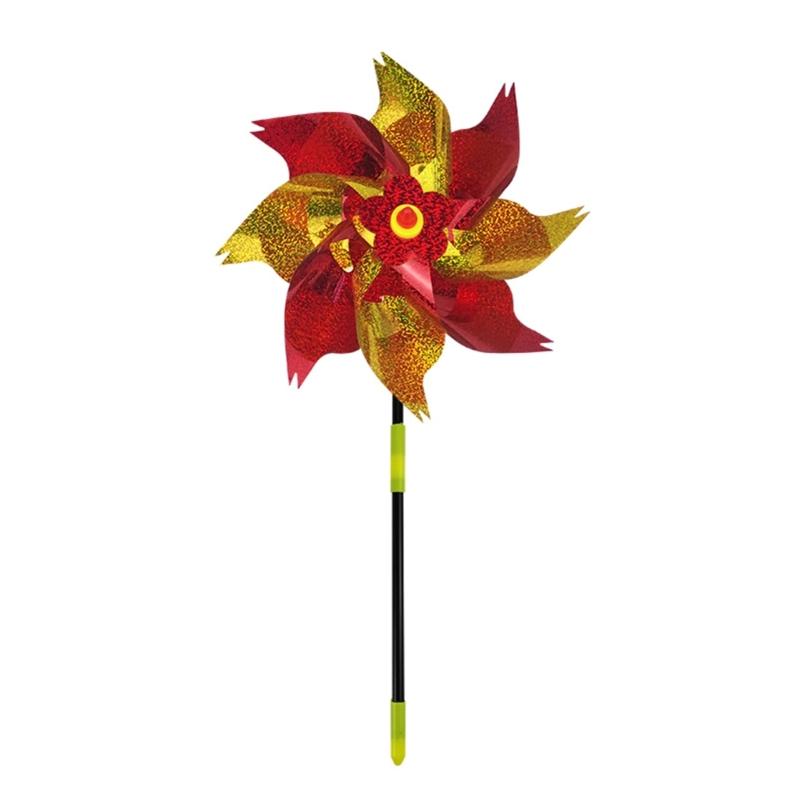 6 st Fågelskrämmor Vindsnurror Multifunktionell Trädgårds Gård Dekoration Tillbehör för Trädgårds Gård Fest Bakgrund