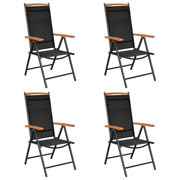 VidaXL Ensemble de Salle à Manger de Jardin 5 pcs Mobilier de Patio Table et Chaises de Repas d'Extérieur Meubles de 3070625