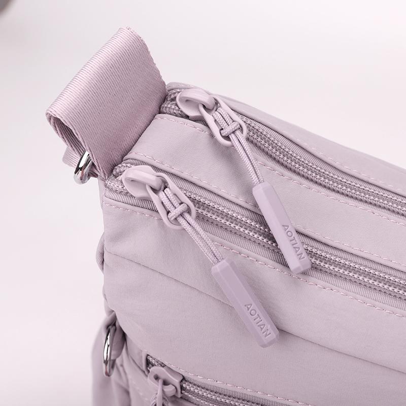 Dámská taška Vícekomorová Cestovní Venkovní Taška přes rameno Crossbody taška