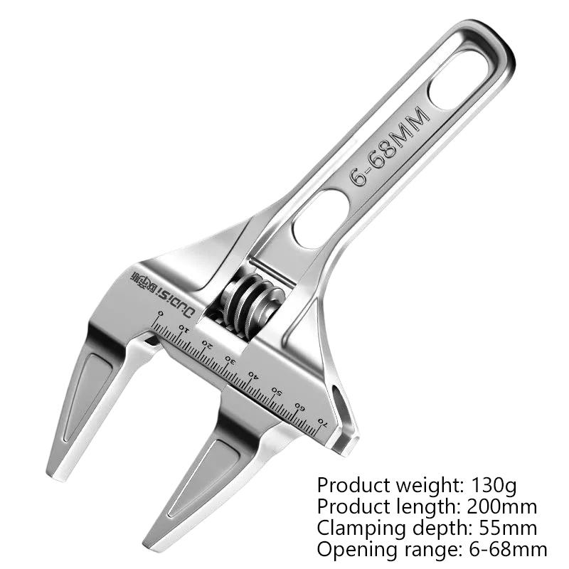 

Разводной гаечный ключ многофункциональный двойной/четырехфункциональный большой гаечный ключ с открытым зевом для бытовых нужд