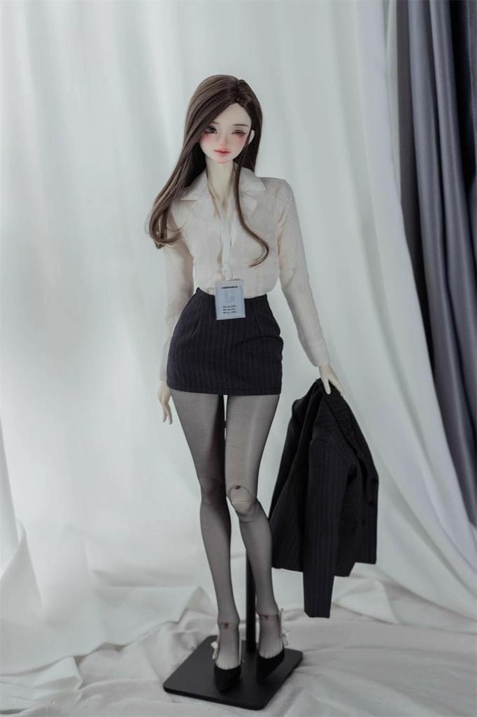 HAMRETHYPPZ BJD Ball Jointed Doll Doll Doll Maid Ball Jointed Doll Dark Gray HR Ladies Sexy Suit and Body Not Dark Gray 1/4 1/6 1/3 Dress, Costume,