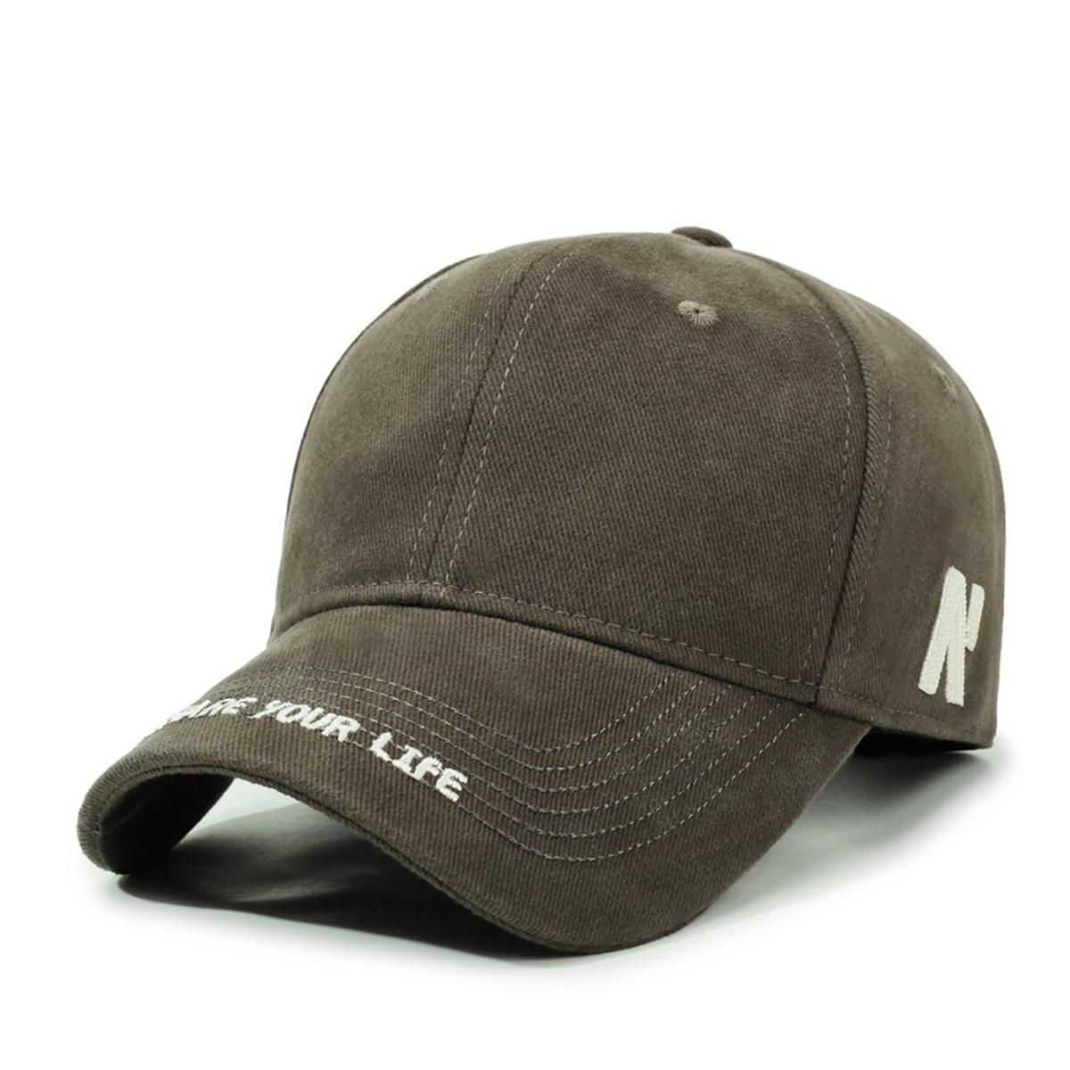 

Large Letter Embroidery Baseball Cap for Women, New Style, Enlarged and Deepened, Sunshade, Face-Slimming, Versatile, Unisex зелёный