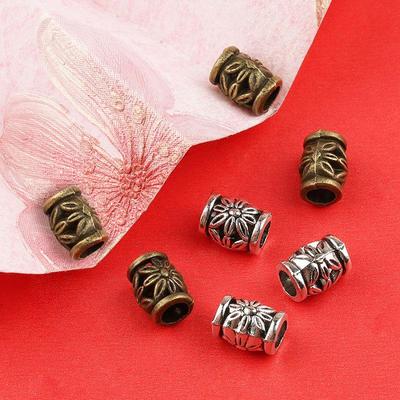 Perles Espacement Argent Tibétain pour Bracelets & Colliers DIY