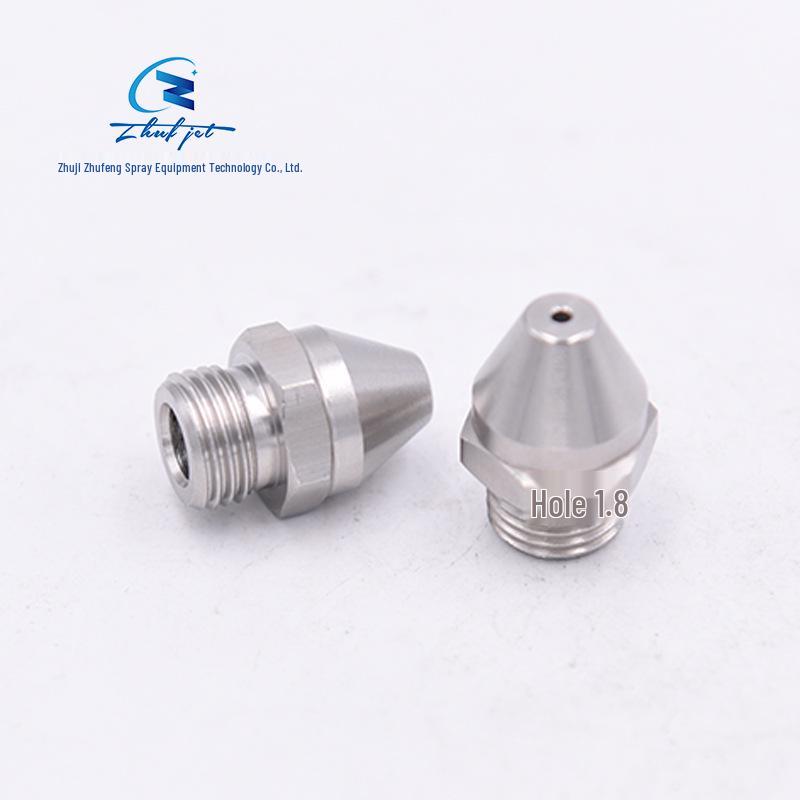 304 Stainless Steel Straight Jet Nozzle for High-Pressure Industrial Cleaning and Dust Removal