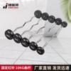 Jinruishi Rubber-Coated Fixed Curl Barbell