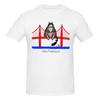Unisex Ryan Gosling Cat Shirt Funny Golden Gate Bridge Cat Graphic Gifts T Shirt Streetwear Oneck Cotton Unisex Tshirt