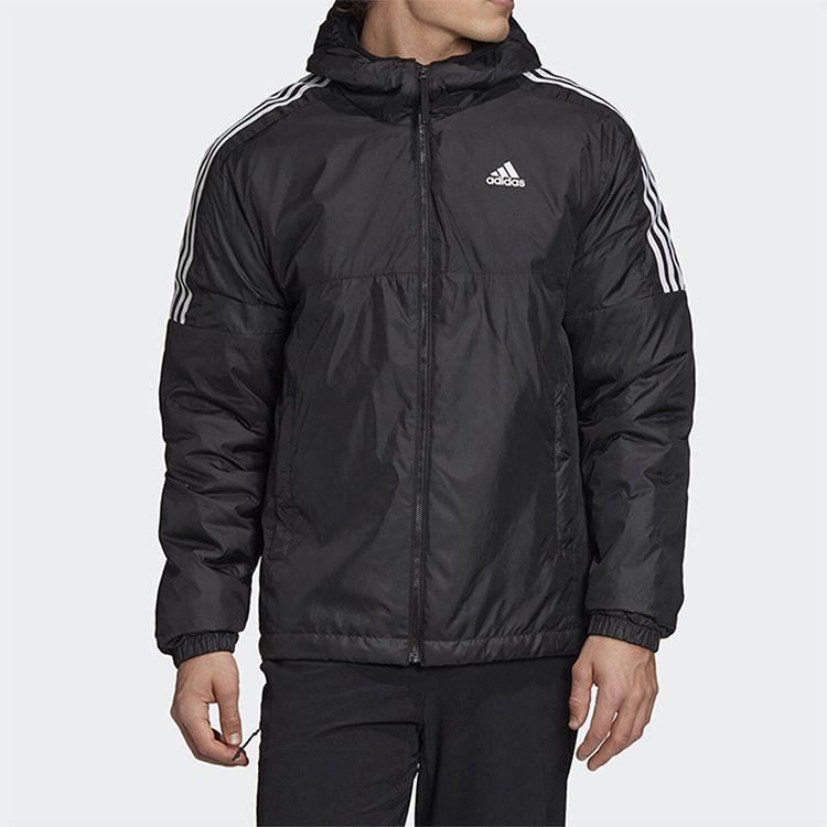 adidas ESSENTIALS Daunenjacke Winter Herren Schwarz GH4601
