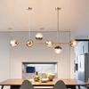 Glass Ball Lampshade Pendant Lights Loft Bar Lustre Kitchen Home Decoration Accessories Decor Living Room Hanging Lamp Fixture