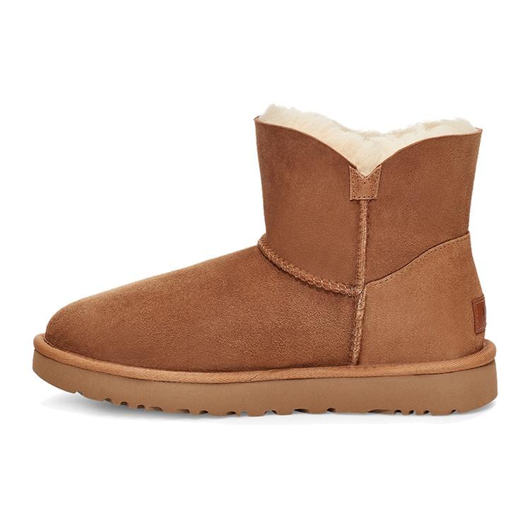 (WMNS) UGG Bailey Zip Mini Retro Fleece Lined Brown Women s 1112481-CHE EU 37