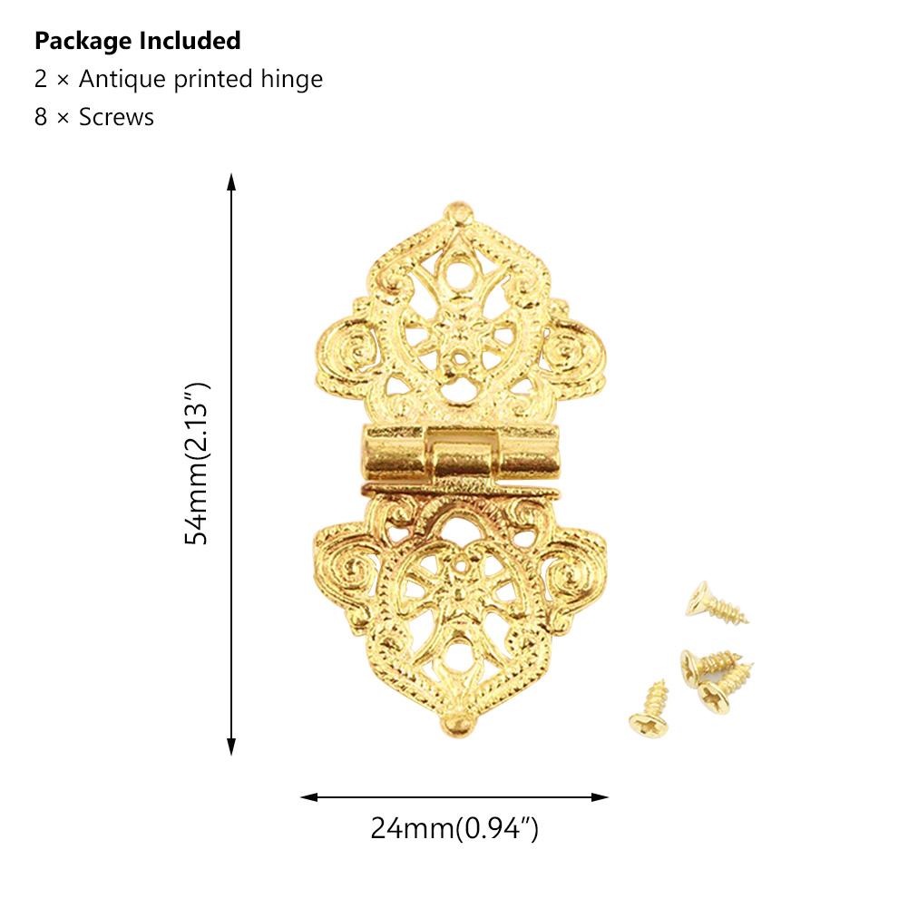 Buy Decorative Retro Vintage Furniture Hinges Jewellery Box Wooden