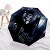 1pc Harry Potter Prisoner of Azkaban Automatic Folding Umbrella - Compact 8-Rib Design, Durable Plastic & Iron1195L