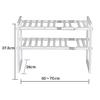 Fkstyle Kitchen Storage Rack, Under-Sink, Extendable, 2-Tier, Sliding, Height Adjustable, Easy Assembly, Sink