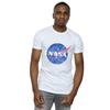 NASA Mens Insignia Distressed Cotton Logo T-Shirt