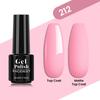 PHOENIXY 5ml Nail Gel Polish Pink Nude UV Gel Polish Glitter Nail Art Soak Off UV Gel Nail Polish