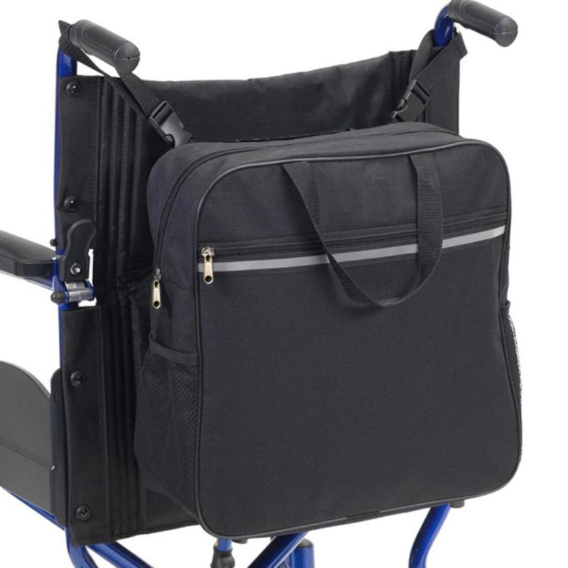 Rollstuhltasche Rollstuhl Armlehntasche Rucksack Behinderten-Rollstuhl Multifunktionale Hintere Hängetasche Aufbewahrung Aufbewahrungstasche Handtasche