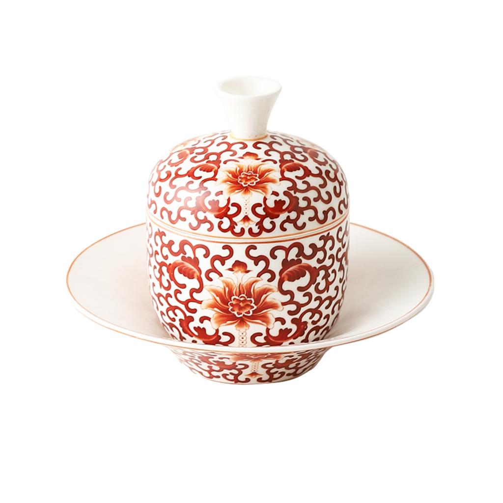 New Chinese stew pot ceramic health soup pot hotel steamed egg with cover small stew pot dessert tableware