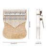 17 Keys Thumb Piano with Tuning Mallet, Mini Kalimba Musical Instruments, Finger Piano Gifts for Kids Adult and Beginner