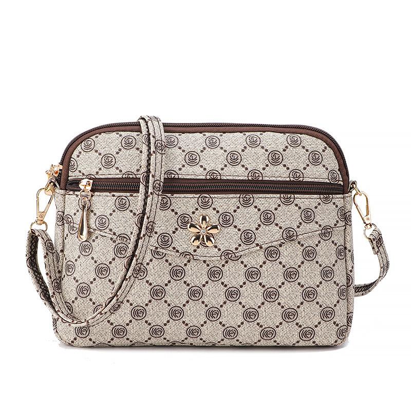 Small Bags  Old Fashioned Bags  New Large Capacity Women's Slanted Bag  Shoulder Bag  Six Layer Mobile Phone Bag