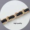 Replaceable Bag Parts Crossbody Bag Belt Metal Purse Strap hardware Bag Chain Leather Bag Strap