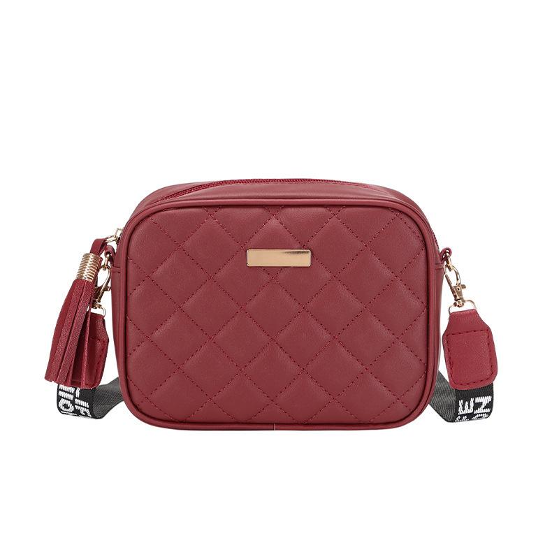 Camera bag New fashion niche design Rhombus bag Small square bag Women's messenger bag