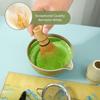 4/7Pcs Matcha Whisk Set Elegant Japanese Matcha Tea Set 500ml Ceramic Matcha Bowl with Spout Scoop Sifter Holder Ceremony Gift